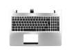Asus R505CM Original Tastatur inkl. Topcase SF (schweiz-französisch) schwarz/silber