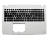 Asus R510L Original Tastatur inkl. Topcase FR (französisch) schwarz/weiß