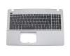 Asus R510LB Original Tastatur inkl. Topcase UK (englisch) schwarz/grau