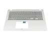 Asus R565JA Original Tastatur inkl. Topcase DE (deutsch) grau/silber