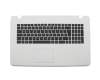 Asus R752LB Original Tastatur inkl. Topcase DE (deutsch) schwarz/weiß