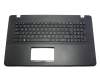 Asus R752LD Original Tastatur inkl. Topcase SF (schweiz-französisch) schwarz/schwarz