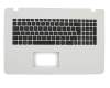 Asus R752LDV Original Tastatur inkl. Topcase DE (deutsch) schwarz/weiß