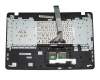 Asus R752LJ Original Tastatur inkl. Topcase DE (deutsch) schwarz/silber