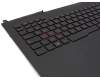 Asus ROG G751JT Original Tastatur inkl. Topcase IT (italienisch) schwarz/schwarz mit Backlight