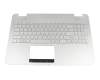 Asus ROG GL551JX Original Tastatur inkl. Topcase UA (ukrainisch) silber/silber mit Backlight