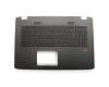 Asus ROG GL752VW Original Tastatur inkl. Topcase CH (schweiz) schwarz/schwarz mit Backlight