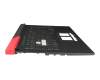 Asus ROG Strix G15 G513QY Original Tastatur inkl. Topcase DE (deutsch) schwarz/schwarz/rot mit Backlight RGB 4-ZONE