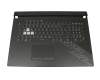 Asus ROG Strix G17 G712LV Original Tastatur inkl. Topcase DE (deutsch) schwarz/schwarz mit Backlight