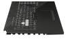 Asus ROG Strix GL704GV Original Tastatur inkl. Topcase DE (deutsch) schwarz/schwarz mit Backlight