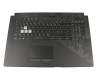 Asus ROG Strix SCAR II GL704GM Original Tastatur inkl. Topcase DE (deutsch) schwarz/schwarz mit Backlight