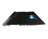 Asus ROG Strix Scar 17 G733ZW Original Tastatur inkl. Topcase DE (deutsch) schwarz/schwarz/transparent/grau mit Backlight