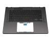 Asus ROG Zephyrus G15 GA503QR Original Tastatur inkl. Topcase DE (deutsch) schwarz/grau mit Backlight