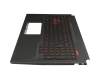 Asus TUF FX503VD Original Tastatur inkl. Topcase DE (deutsch) schwarz/schwarz mit Backlight
