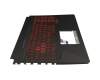 Asus TUF FX504GD Original Tastatur inkl. Topcase DE (deutsch) schwarz/schwarz mit Backlight
