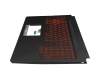 Asus TUF FX504GM Original Tastatur inkl. Topcase DE (deutsch) schwarz/schwarz mit Backlight