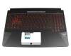 Asus TUF FX505DY Original Tastatur inkl. Topcase DE (deutsch) schwarz/schwarz mit Backlight