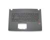 Asus TUF FX753VE Original Tastatur inkl. Topcase SF (schweiz-französisch) schwarz/schwarz mit Backlight