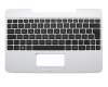Asus Transformer Book T100TA Original Tastatur inkl. Topcase DE (deutsch) schwarz/weiß