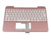 Asus Transformer Book T101HA Original Tastatur inkl. Topcase DE (deutsch) weiß/rosé