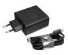 Asus Transformer Book T101TA Original USB-C Netzteil 65,0 Watt EU Wallplug kleine Bauform inkl USB-C Kabel