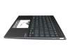 Asus UM425UA Original Tastatur inkl. Topcase PO (portugiesisch) anthrazit/grau mit Backlight