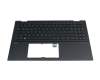 Asus UP6502ZD Original Tastatur inkl. Topcase DE (deutsch) schwarz/schwarz mit Backlight