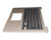 Asus VivoBook 14 A411U Original Tastatur inkl. Topcase DE (deutsch) schwarz/champagner mit Backlight