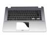 Asus VivoBook 15 F505ZA Original Tastatur inkl. Topcase DE (deutsch) schwarz/silber