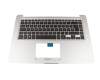 Asus VivoBook 15 F510UA Original Tastatur inkl. Topcase DE (deutsch) schwarz/silber mit Backlight