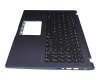 Asus VivoBook 15 X509DA Original Tastatur inkl. Topcase DE (deutsch) schwarz/blau mit Backlight