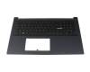 Asus VivoBook 17 X1704ZA Original Tastatur inkl. Topcase DE (deutsch) schwarz/schwarz mit Backlight