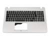 Asus VivoBook D540MB Original Tastatur inkl. Topcase DE (deutsch) schwarz/silber