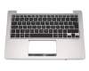 Asus VivoBook F202E Original Tastatur inkl. Topcase ES (spanisch) schwarz/silber