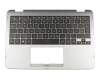 Asus VivoBook Flip 12 TP203MAH Original Tastatur inkl. Topcase DE (deutsch) schwarz/silber