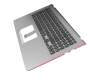 Asus VivoBook S15 S530FA Original Tastatur inkl. Topcase DE (deutsch) schwarz/silber mit Backlight