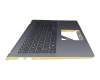 Asus VivoBook S15 X530FN Original Tastatur inkl. Topcase DE (deutsch) schwarz/silber/gelb mit Backlight silber/gelb