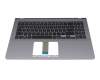 Asus VivoBook S15 X530UF Original Tastatur inkl. Topcase DE (deutsch) schwarz/silber/gelb mit Backlight silber/gelb