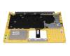 Asus VivoBook S15 X530UN Original Tastatur inkl. Topcase DE (deutsch) schwarz/silber/gelb mit Backlight silber/gelb