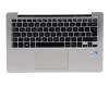 Asus VivoBook S200E Original Tastatur inkl. Topcase UK (englisch) schwarz/silber