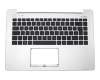 Asus VivoBook S451LA Original Tastatur inkl. Topcase DE (deutsch) schwarz/silber