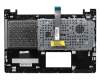 Asus VivoBook S550CB Original Tastatur inkl. Topcase FR (französisch) schwarz/silber