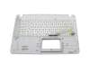 Asus VivoBook X540SA Original Tastatur inkl. Topcase DE (deutsch) weiß/weiß inkl. ODD-Halterung