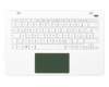 Asus X200MA Original Tastatur inkl. Topcase DE (deutsch) weiß/weiß