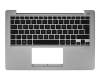 Asus X201E Original Tastatur inkl. Topcase DE (deutsch) schwarz/silber