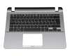 Asus X407MA Original Tastatur inkl. Topcase DE (deutsch) schwarz/silber