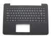 Asus X455LA Original Tastatur inkl. Topcase UK (englisch) schwarz/schwarz