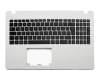 Asus X552CL Original Tastatur inkl. Topcase DE (deutsch) schwarz/weiß