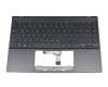 Asus ZenBook 14 UX425UA Original Tastatur inkl. Topcase DE (deutsch) grau/grau mit Backlight