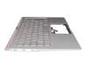 Asus ZenBook 14 UX433FAC Original Tastatur inkl. Topcase DE (deutsch) silber/silber mit Backlight